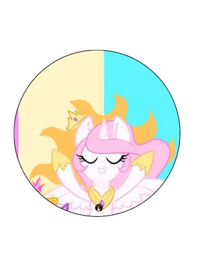 بي بي حامل هاتف على شكل مقبض أصابع منبثق بطبعة رسومات كرتونية أصفر / أزرق / وردي - Image 2