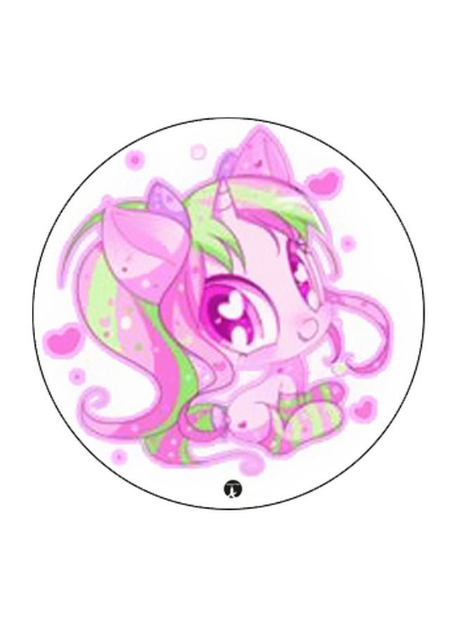 BP Cartoon Printed Pop Socket Phone Holder Pink/Green/White - Image 2