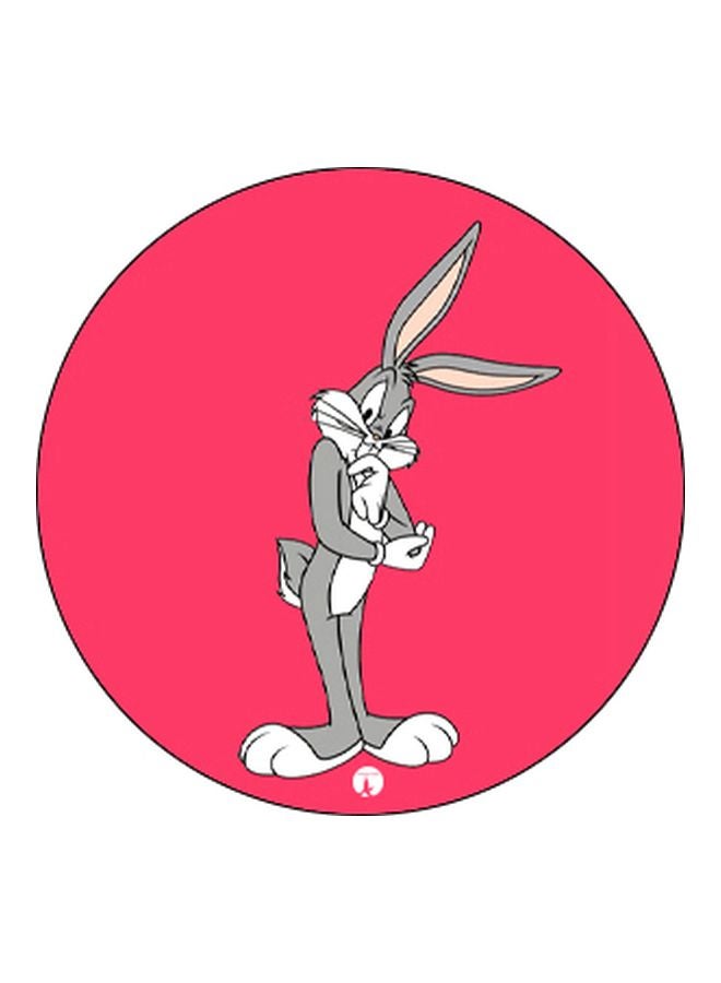 BP Printed Pop Socket Phone Holder Pink/Grey/White - Image 2