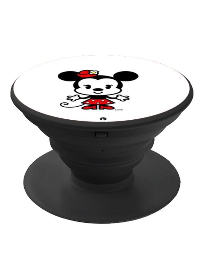 BP Minnie Mouse Printed Pop Socket Phone Holder White/Black/Red - Image 1