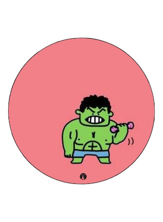 BP Hulk Printed Pop Socket Phone Holder Pink/Green/Black - Image 2