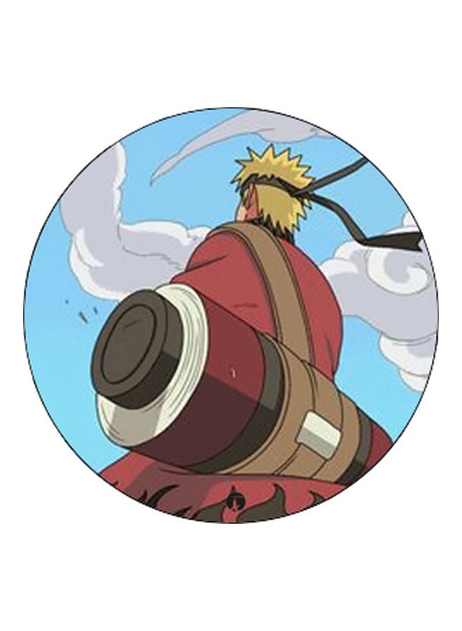 بي بي حامل هاتف على شكل مقبض أصابع منبثق بطبعة رسومات كرتونية أزرق/أسود/أحمر - Image 2