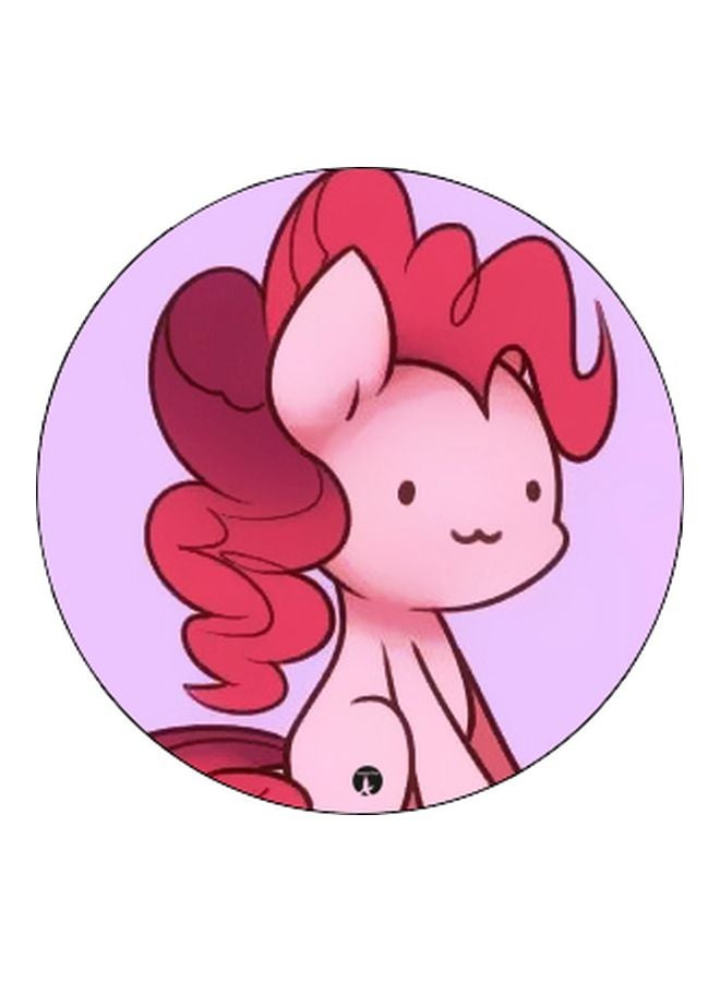 BP Cartoon Printed Pop Socket Phone Holder Pink/Red - Image 2