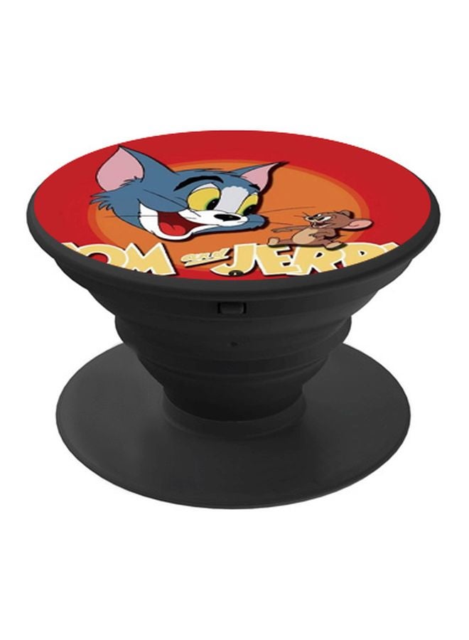 BP Tom And Jerry Printed Pop Socket Phone Holder Red/Grey/Yellow - Image 1