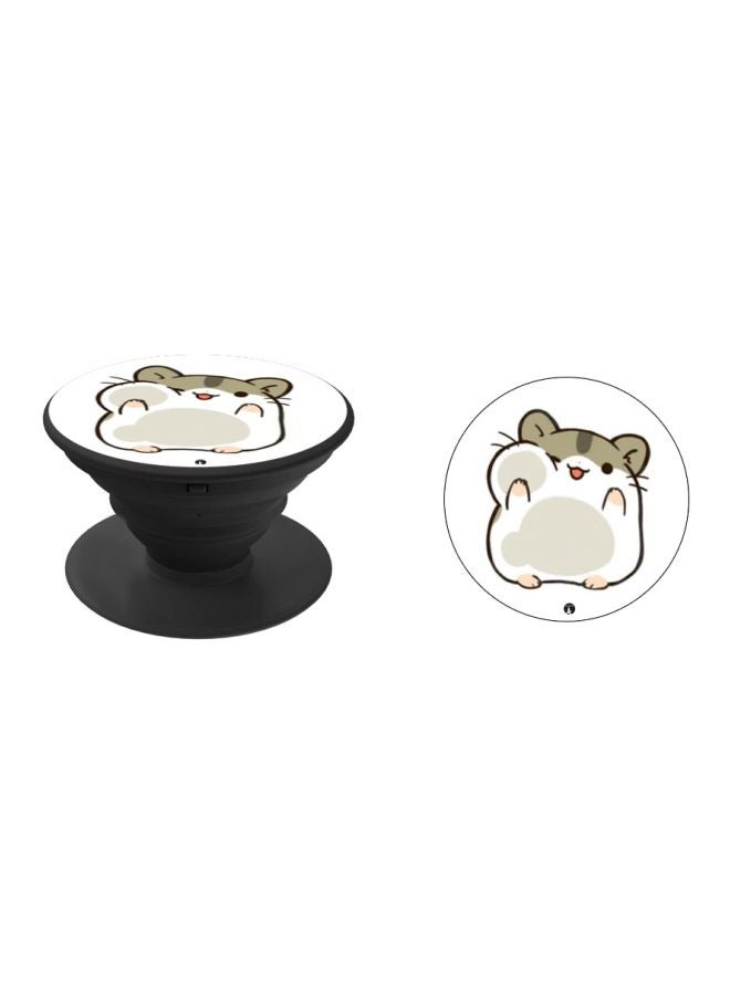 BP Cartoon Printed Pop Socket Phone Holder White/Green/Beige - Image 2