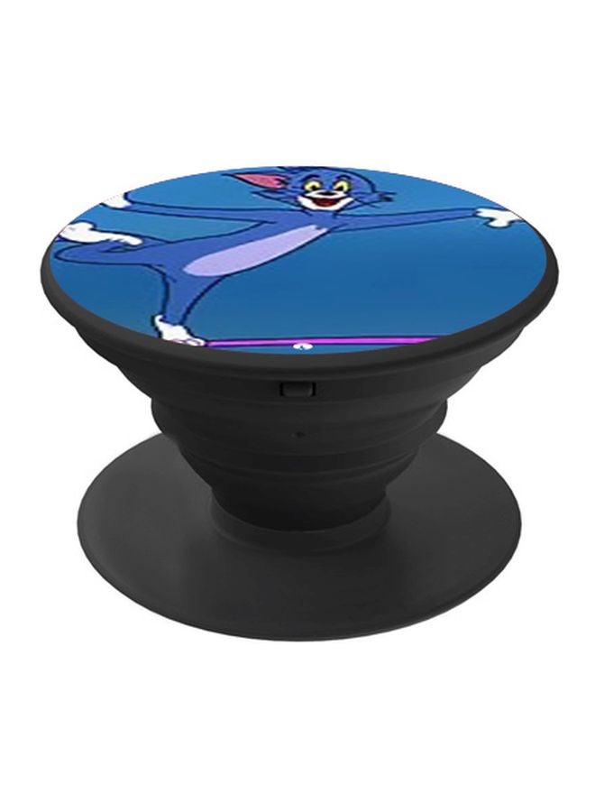 بي بي حامل هاتف بوب سوكيت مطبوع بتصميم شخصية توم أزرق/ وردي - Image 1