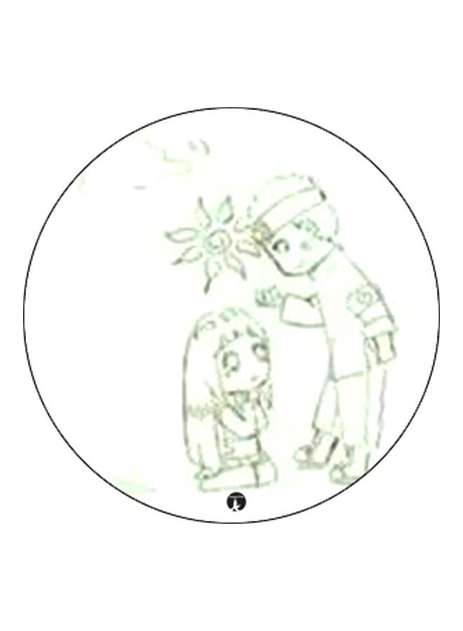 BP Cartoon Printed Pop Socket Phone Holder White/Green/Black - Image 2