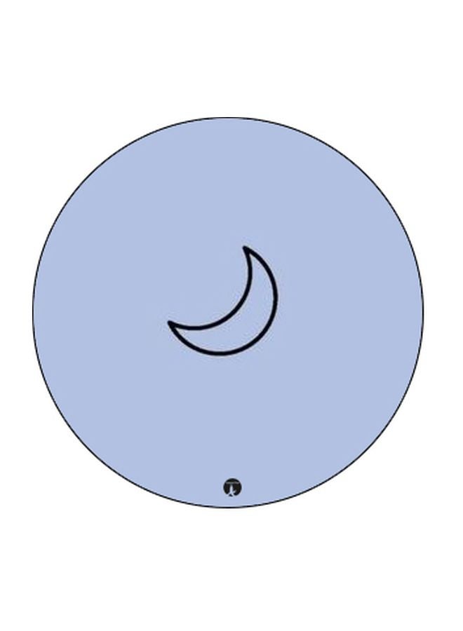 BP Moon Printed Pop Socket Phone Holder Purple/Black - Image 2