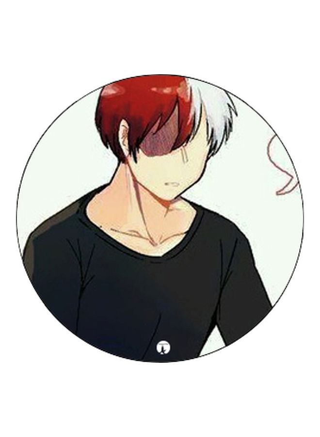 BP Cartoon Printed Pop Socket Phone Holder White/Red/Black - Image 2