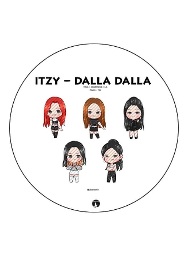 BP Girls Printed Pop Socket Phone Holder White/Black/Red - Image 2