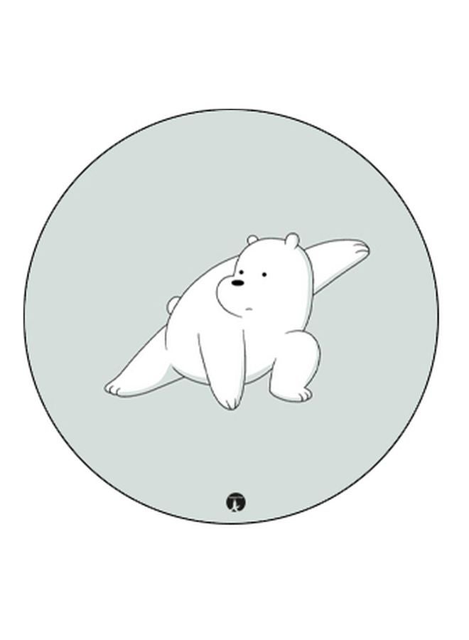 BP Cartoon Printed Pop Socket Phone Holder Light Green/White/Black - Image 2