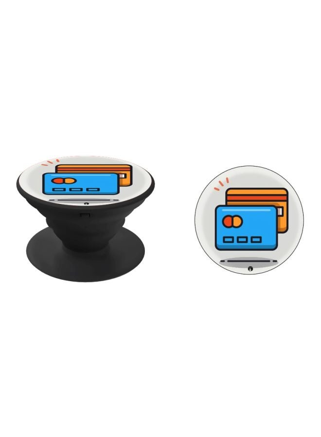 BP Cards Printed Pop Socket Phone Holder White/Blue/Yellow  - Image 2