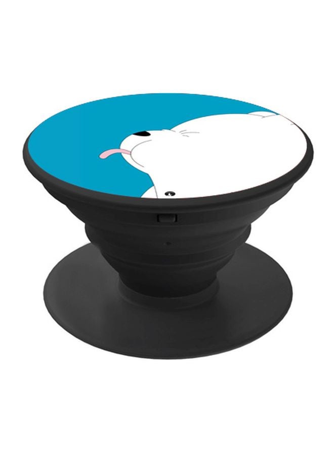 BP Cartoon Printed Pop Socket Phone Holder Blue/White/Black - Image 1