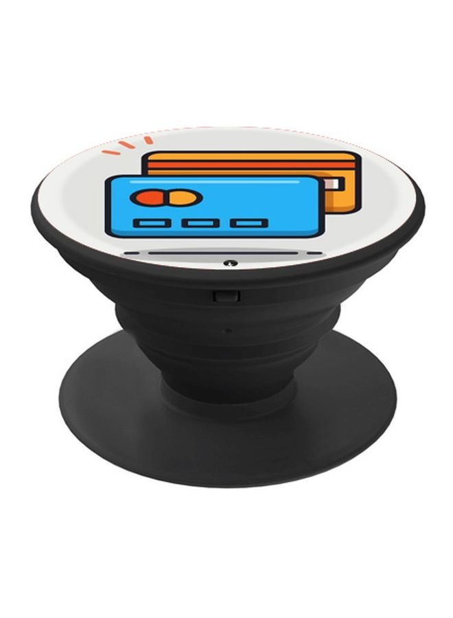 BP Cards Printed Pop Socket Phone Holder White/Blue/Yellow  - Image 1