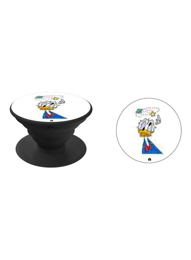 BP Cartoon Printed Pop Socket Phone Holder White/Blue/Yellow - Image 2