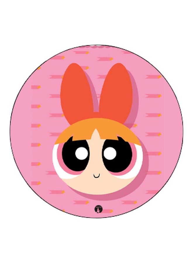 بي بي حامل هاتف منبثق مزين بطبعة زهري/برتقالي/بيج - Image 2