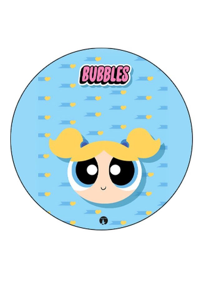 بي بي حامل هاتف منبثق مزين بطبعة أزرق/أصفر/بيج - Image 2