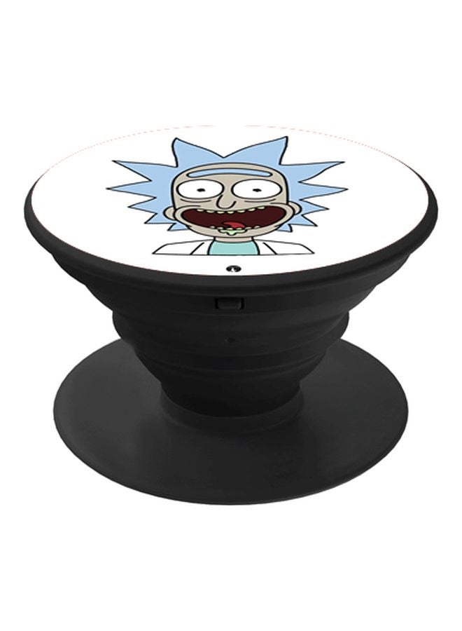 BP Printed Pop Socket Phone Holder White/Blue/Green - Image 1