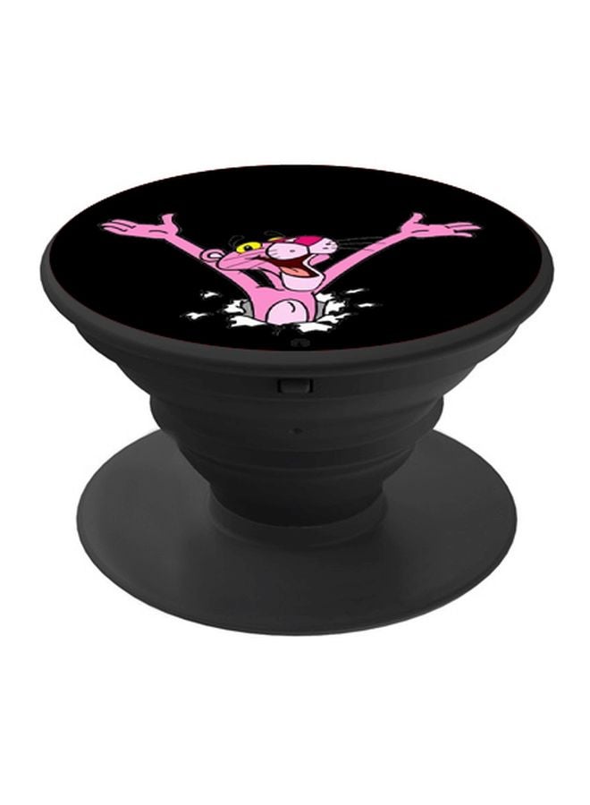 بي بي حامل بوب سوكيت بطبعة رسومات كرتونية أسود/وردي - Image 1