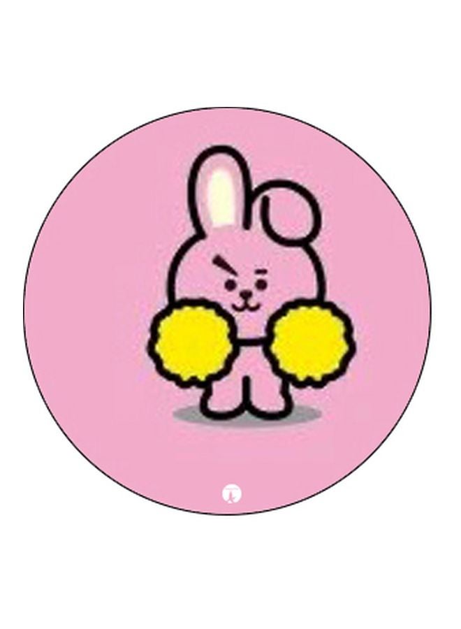 BP Cartoon Printed Pop Socket Holder Black/Pink - Image 2