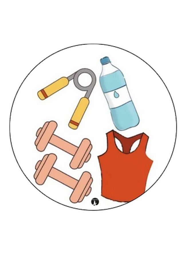 BP Cartoon Printed Pop Socket Holder Black/White/Brown - Image 2