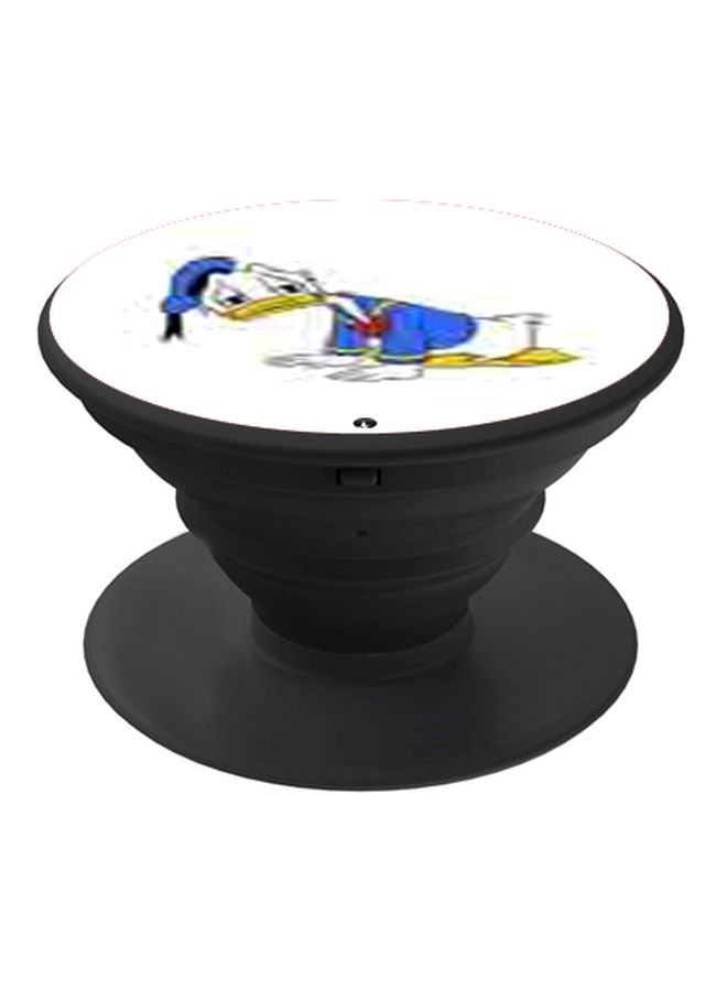 BP Cartoon Printed Pop Socket Holder Black/White/Blue - Image 1