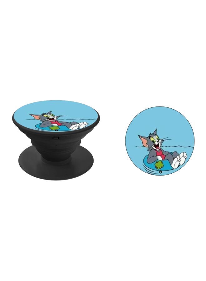 BP Tom Printed Pop Socket Phone Holder Blue/Grey - Image 2