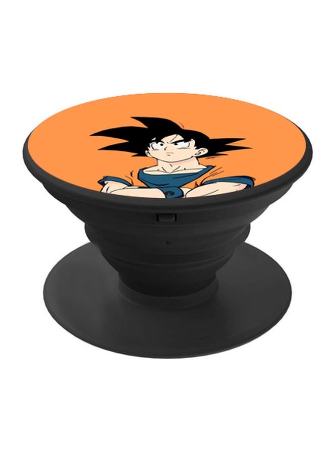 BP Goku Printed Pop Socket Phone Holder Orange/Beige/Black - Image 1