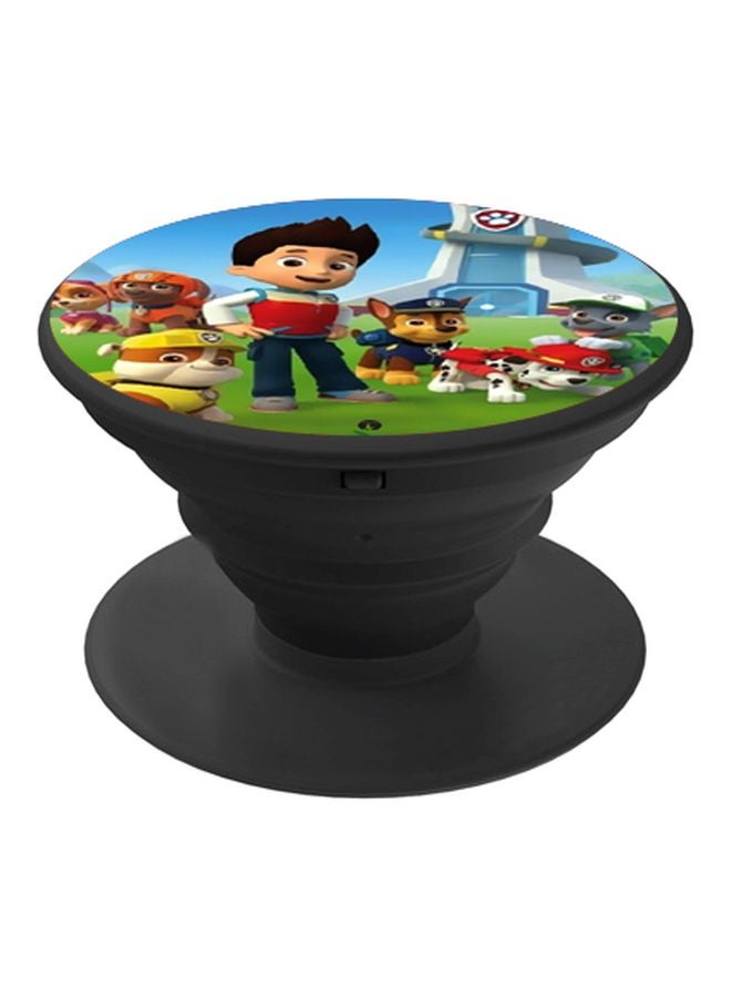 BP Paw Patrol Printed Pop Socket Phone Holder Green/Blue/Black - Image 1