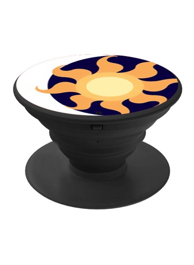BP Cartoon Printed Pop Socket Phone Holder White/Orange/Blue - Image 1