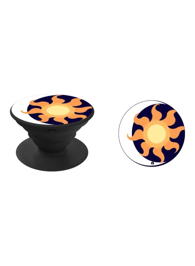 BP Cartoon Printed Pop Socket Phone Holder White/Orange/Blue - Image 2