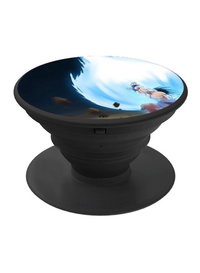 BP Cartoon Printed Pop Socket Phone Holder Black - Image 1
