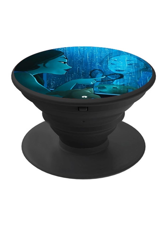 BP Doll Printed Pop Socket Phone Holder Black - Image 1