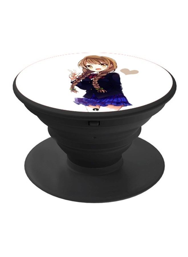 BP Printed Pop Socket Black/White/Blue - Image 1