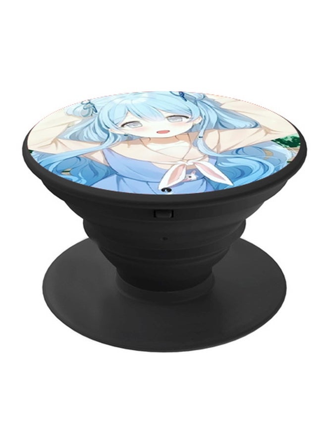 BP Printed Pop Socket Black/Blue/Beige - Image 1