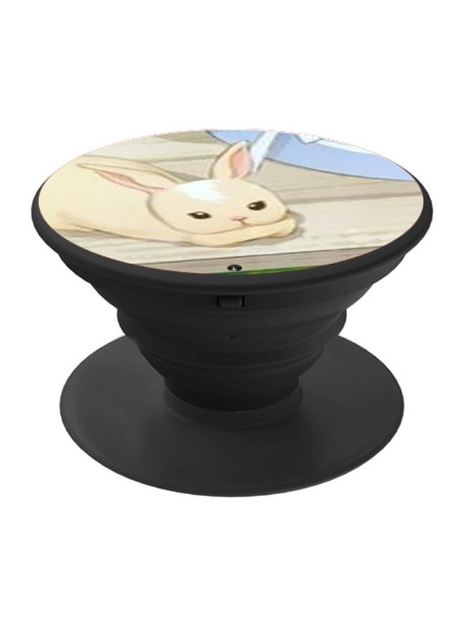 BP Printed Pop Socket Black/Beige/Blue - Image 1