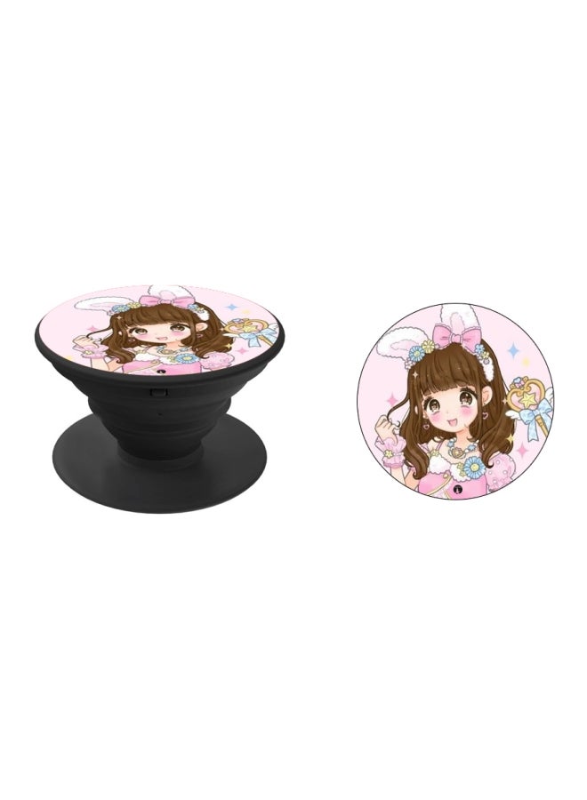 BP Printed Pop Socket Black/Pink/White - Image 2