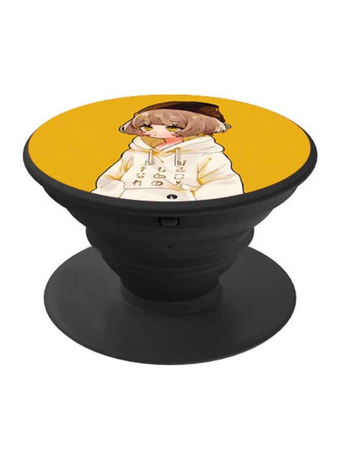 BP Printed Pop Socket Black - Image 1