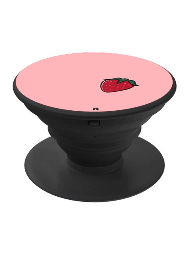 BP Printed Pop Socket Black/Pink/Red - Image 1