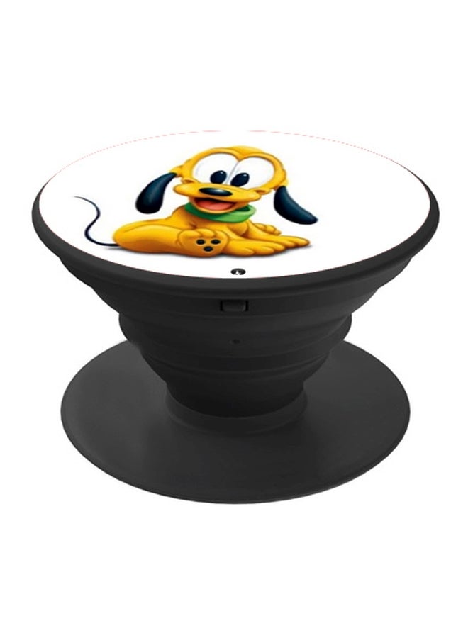 بي بي حامل هاتف بوب سوكيت مزين بطبعة أبيض/أصفر/أسود - Image 1