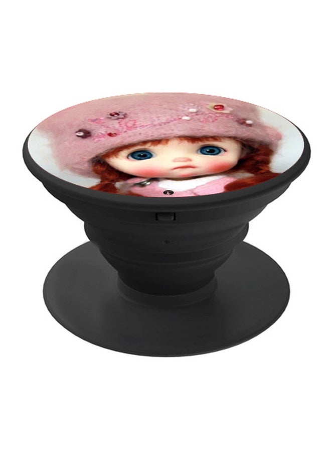 BP Printed Popsocket Phone Holder Pink/Beige/White - Image 1