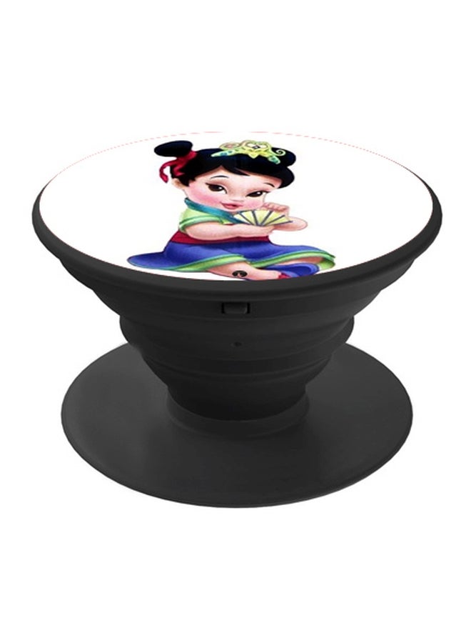 BP Printed Popsocket Phone Holder White/Blue/Green - Image 1