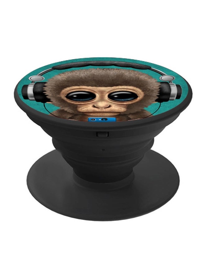 BP Printed Popsocket Phone Holder Brown/Green/Black - Image 1