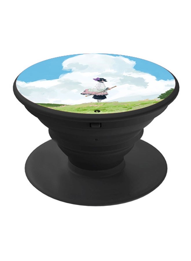 BP Printed Popsocket Phone Holder White/Blue/Green - Image 1