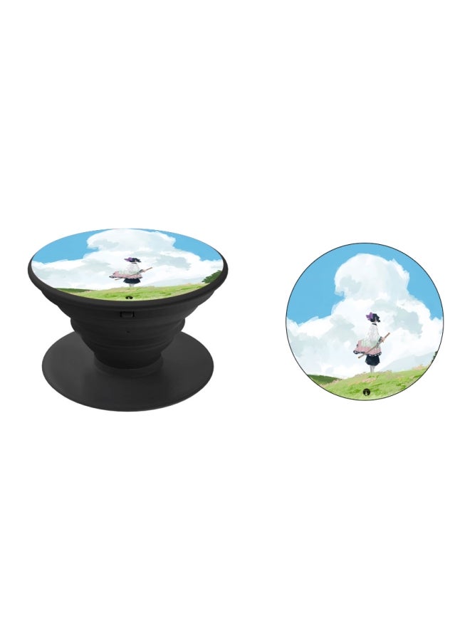 BP Printed Popsocket Phone Holder White/Blue/Green - Image 2