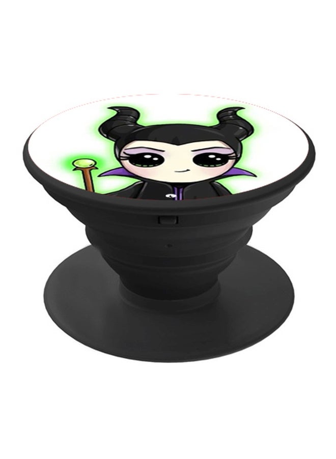 بي بي حامل هاتف بوب سوكيت مزين بطبعة أبيض/ أسود/ أخضر - Image 1