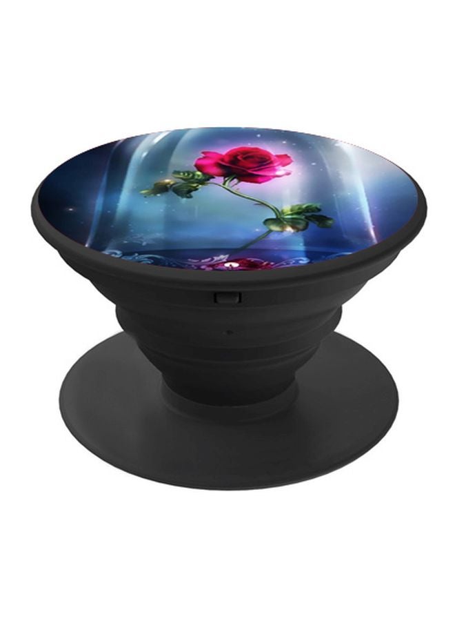 BP Floral Printed Pop Socket Phone Holder Blue/Pink/Green - Image 1
