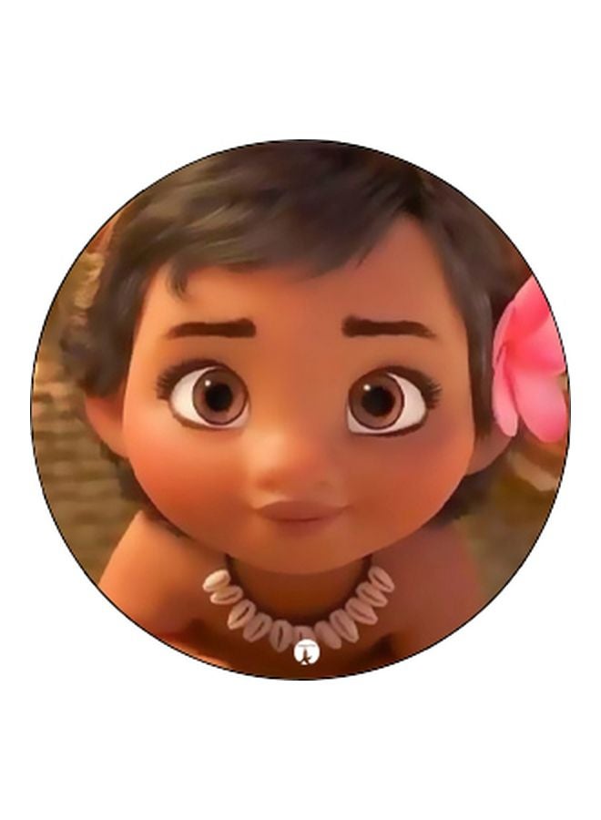 BP Moana Printed Pop Socket Phone Holder Brown/Pink - Image 2