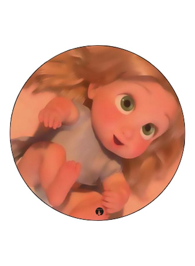 BP Cartoon Baby Printed Pop Socket Phone Holder Beige/Grey/Pink - Image 2