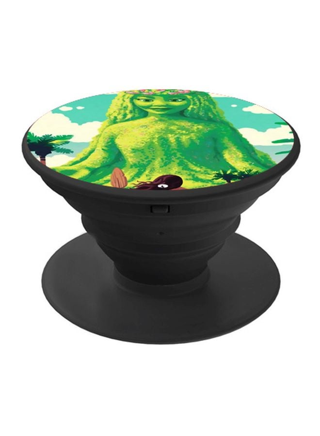 BP Moana Printed Pop Socket Phone Holder Green/Blue/White - Image 1